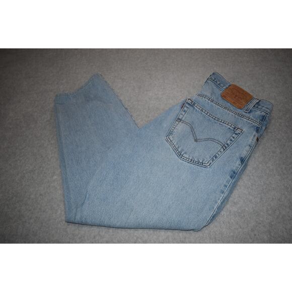 VINTAGE Levis 560 Jeans Mens Size 38 x 32 Tapered Loose Comfort Fit Blue 1994 - Picture 1 of 10
